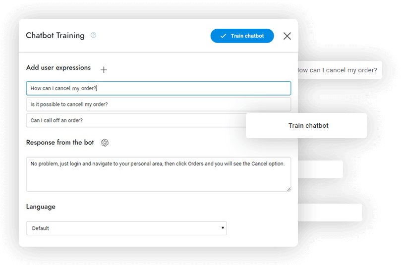 Обучение чат-бота