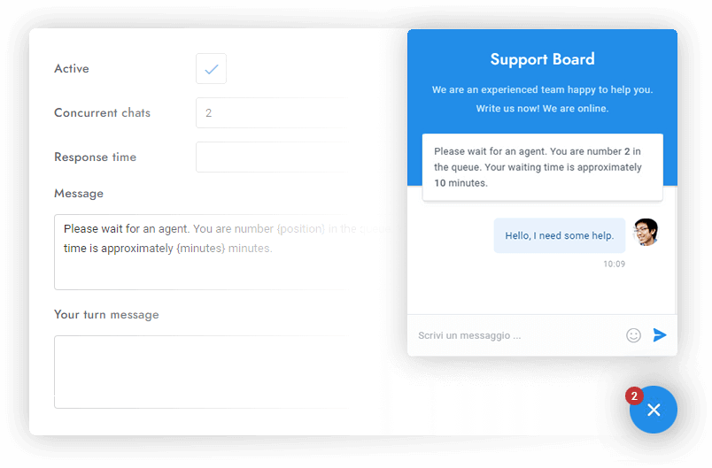 Очередь чатов