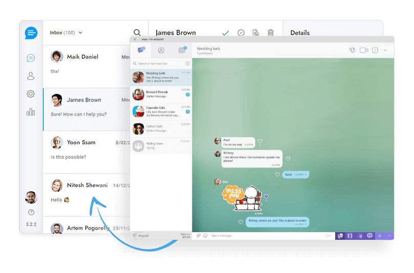 Интеграция чата Viber