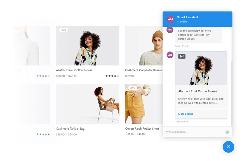 Чат-бот WooCommerce