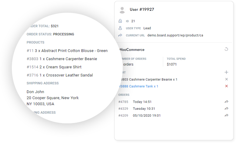 Админ-панель WooCommerce