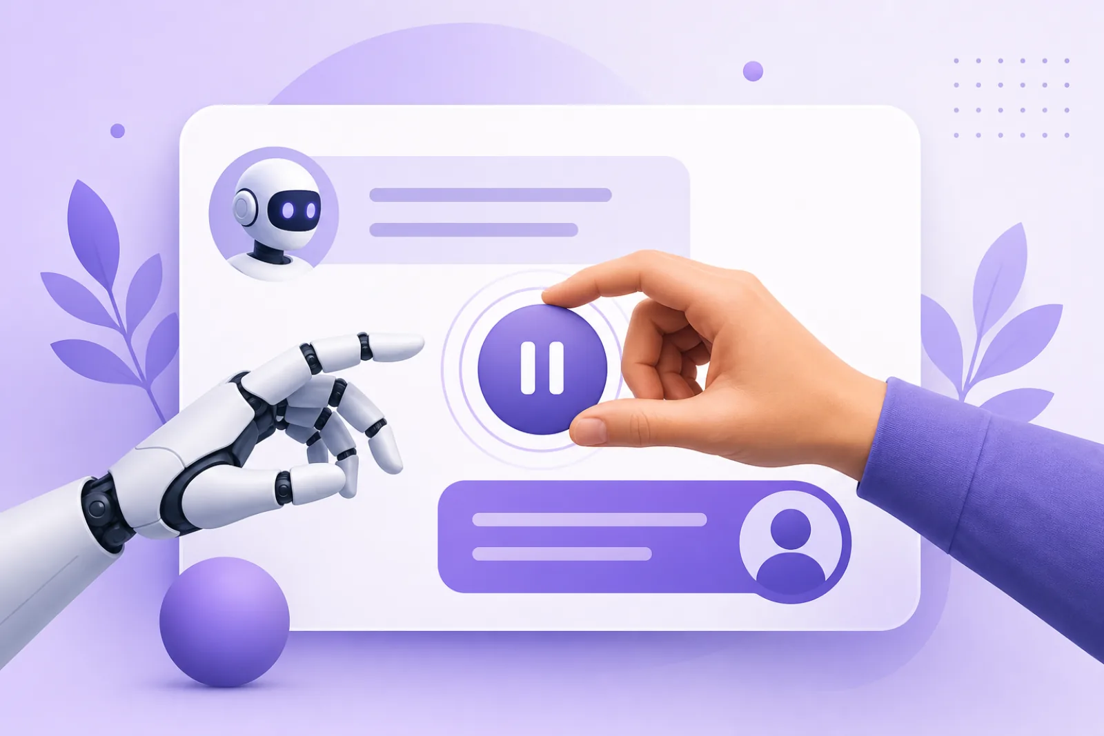 Стоп-слова и ручной перехват: как отключить бота и ответить клиенту лично